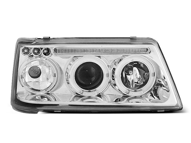 Tuning-Tec LED Angel Eyes Scheinwerfer für Peugeot 205 83-96 chrom