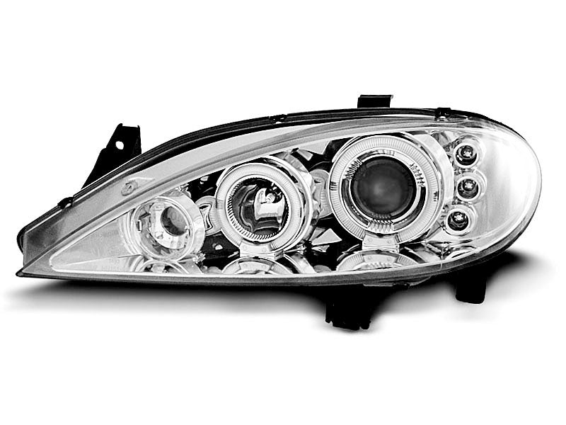 Tuning-Tec LED Angel Eyes Scheinwerfer für Renault Megane / Scenic 96-99 chrom