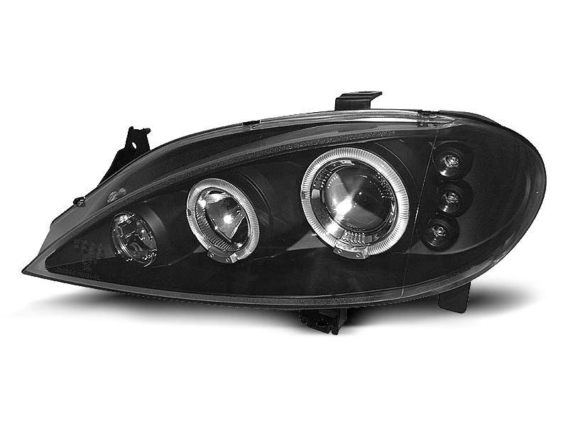 Tuning-Tec LED Angel Eyes Scheinwerfer für Renault Megane / Scenic 96-99 schwarz
