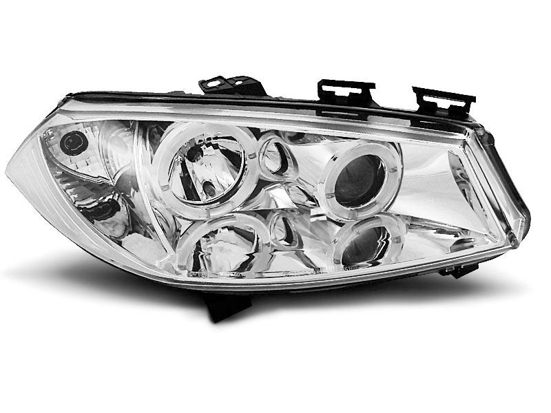 Tuning-Tec LED Angel Eyes Scheinwerfer für Renault Megane 2 02-05 chrom