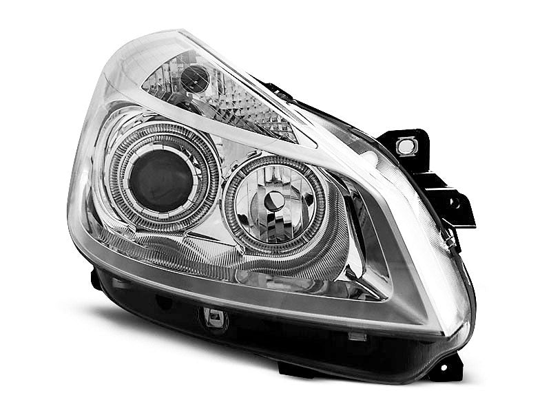 Tuning-Tec Angel Eyes Scheinwerfer für Renault Clio 3 05-09 chrom