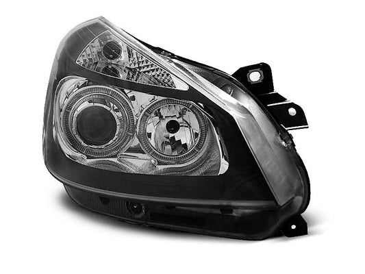 Tuning-Tec Angel Eyes Scheinwerfer für Renault Clio 3 05-09 schwarz