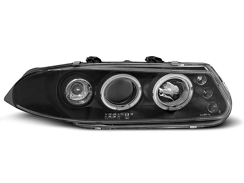 Tuning-Tec LED Angel Eyes Scheinwerfer für Rover 200 95-01 schwarz