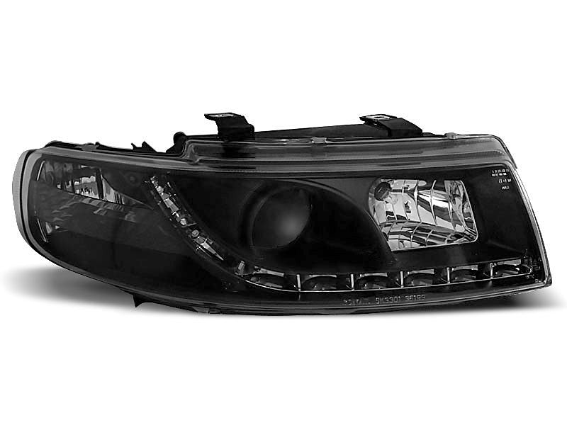 Tuning-Tec LED Tagfahrlicht Scheinwerfer für Seat Leon 1M / Toledo 99-04 schwarz