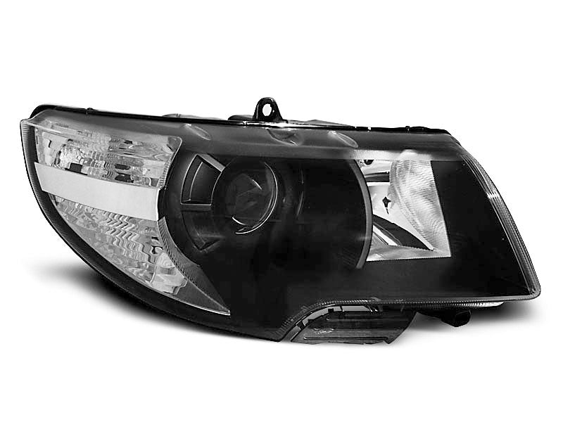 Tuning-Tec Xenon Look Klarglas Scheinwerfer für Skoda Superb 08-12 schwarz