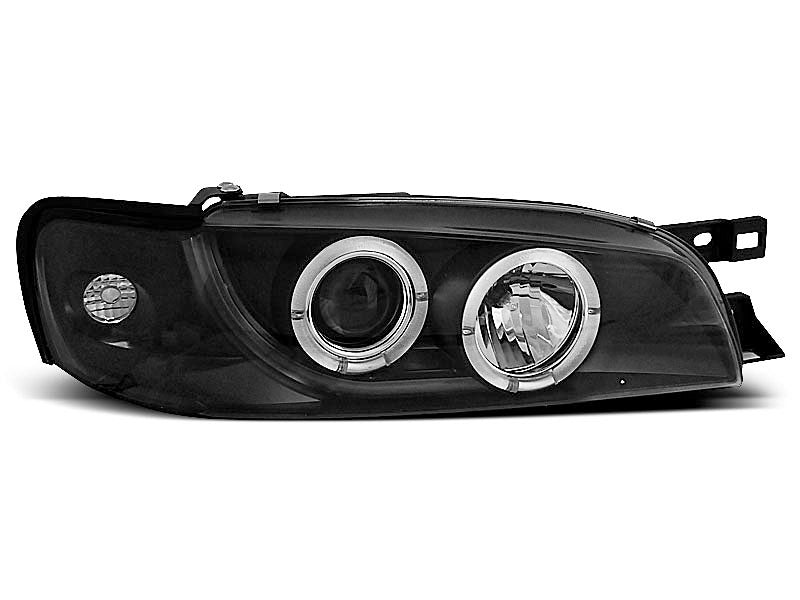 Tuning-Tec LED Angel Eyes Scheinwerfer für Subaru Impreza 1 93-00 schwarz