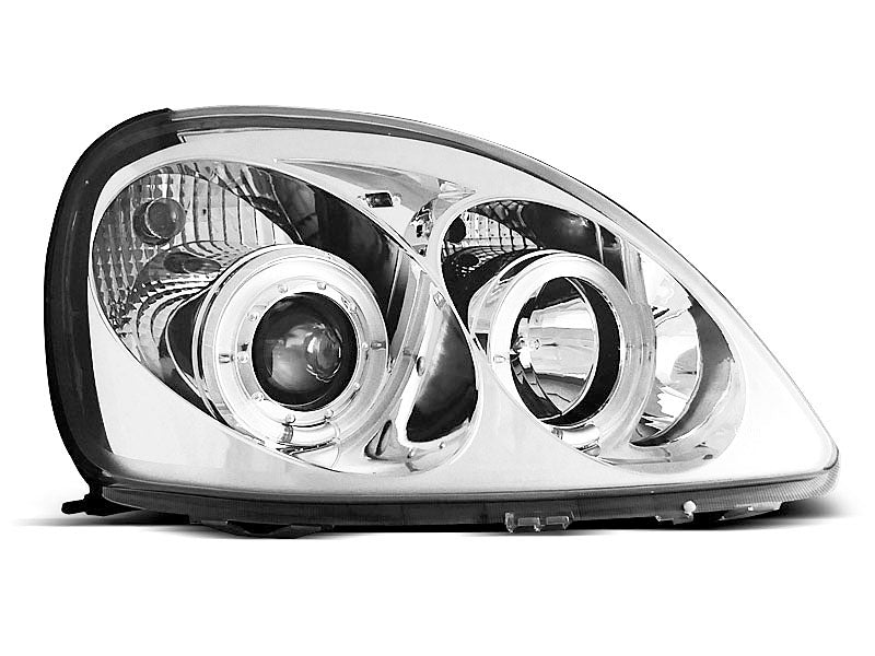 Tuning-Tec LED Angel Eyes Scheinwerfer für Toyota Yaris 99-03 chrom