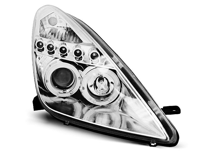 Tuning-Tec LED Angel Eyes Scheinwerfer für Toyota Celica T230 99-05 chrom