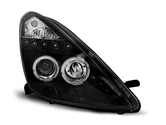 Tuning-Tec LED Angel Eyes Scheinwerfer für Toyota Celica T230 99-05 schwarz