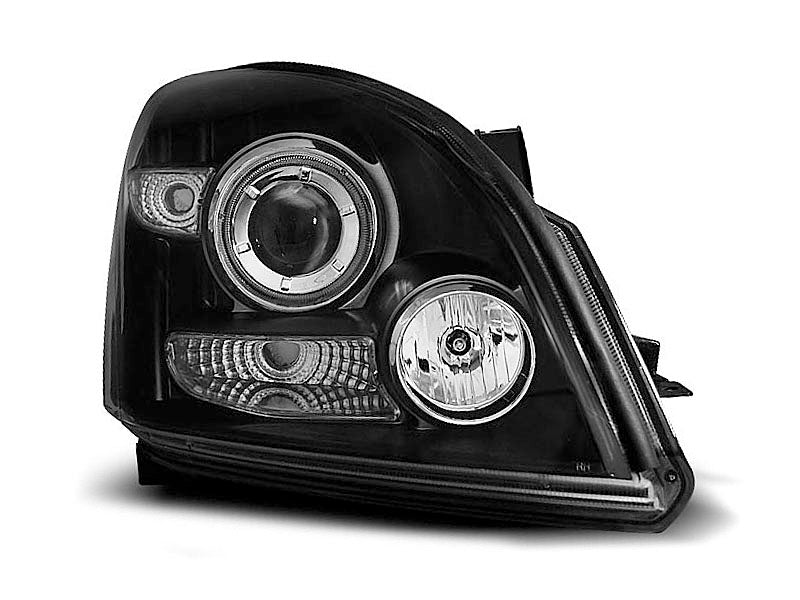 Tuning-Tec CCFL Angel Eyes Scheinwerfer für Toyota Land Cruiser 120 03-09 schwarz