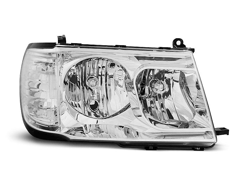 Tuning-Tec Klarglas Scheinwerfer für Toyota Land Cruiser FJ100 98-04 chrom