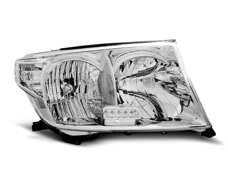 Tuning-Tec Scheinwerfer für Toyota Land Cruiser FJ200 07-12 chrom mit LED Blinker