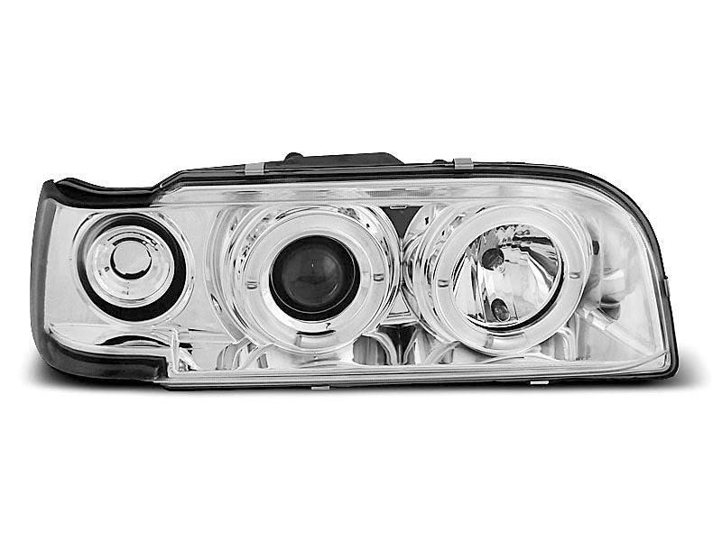 Tuning-Tec LED Angel Eyes Scheinwerfer für Volvo 850 92-96 chrom