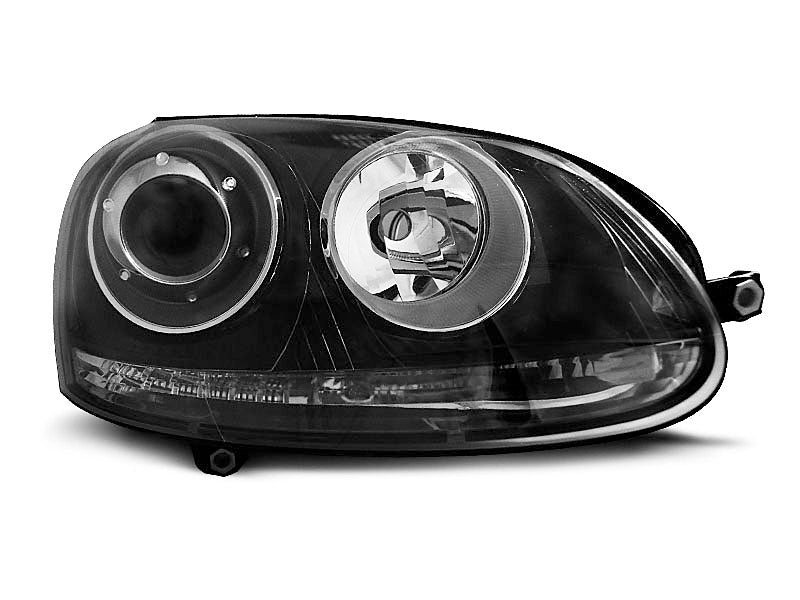 Tuning-Tec Scheinwerfer für VW Golf 5 03-09 schwarz