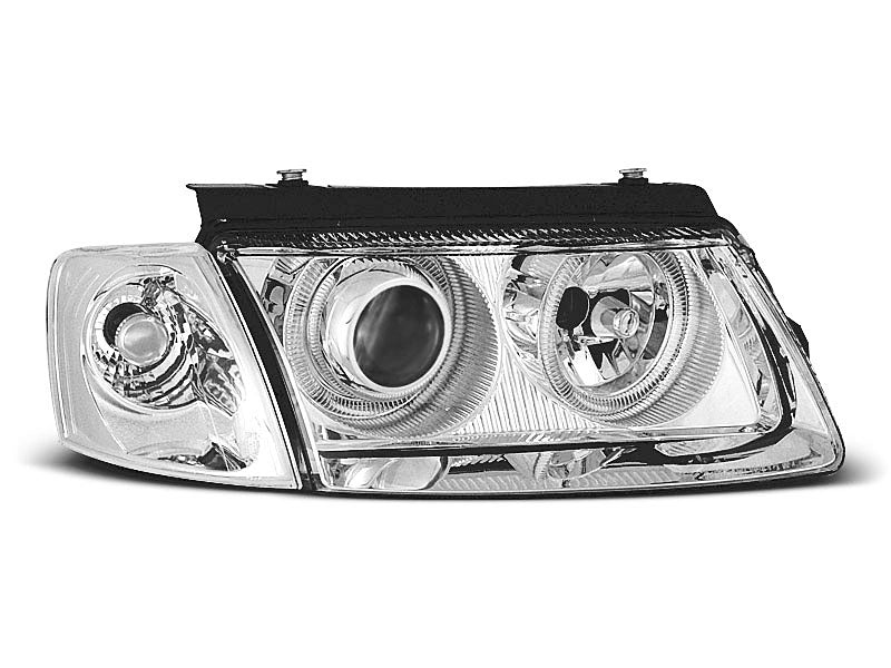 Tuning-Tec Angel Eyes Scheinwerfer für VW Passat 3B (B5) 96-00 chrom