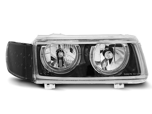 Tuning-Tec Angel Eyes Scheinwerfer für VW Passat 35i Facelift (B4) 93-97 schwarz