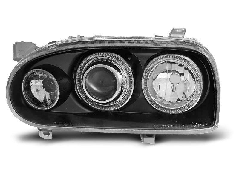 Tuning-Tec Angel Eyes Scheinwerfer für VW Golf 3 91-97 schwarz