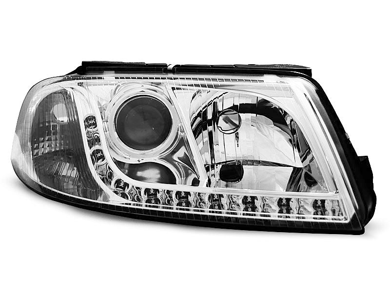 Tuning-Tec LED Tagfahrlicht Scheinwerfer für VW Passat 3BG 00-05 chrom