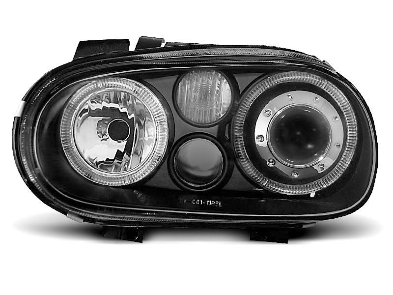Tuning-Tec Angel Eyes Scheinwerfer für VW Golf 4 97-03 schwarz