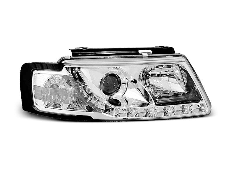 Tuning-Tec LED Tagfahrlicht Scheinwerfer für VW Passat 3B (B5) 96-00 chrom