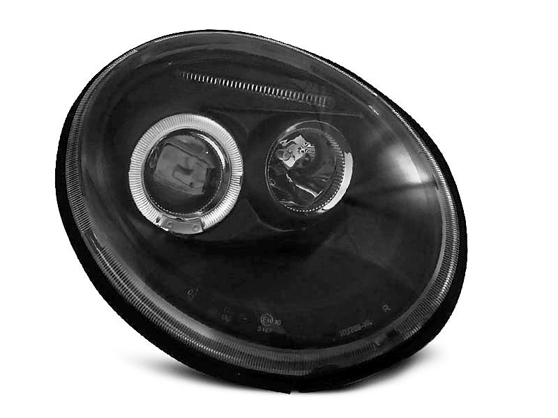 Tuning-Tec LED Angel Eyes Scheinwerfer für VW New Beetle 98-05 schwarz