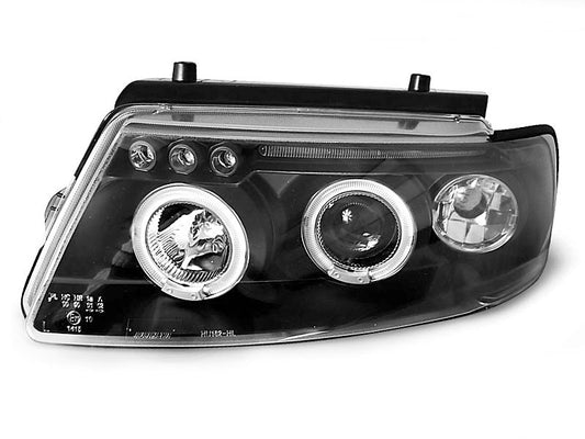 Tuning-Tec LED Angel Eyes Scheinwerfer für VW Passat 3B (B5) 96-00 schwarz