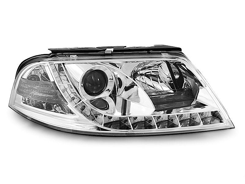 Tuning-Tec LED Tagfahrlicht Scheinwerfer für VW Passat 3BG 00-05 chrom