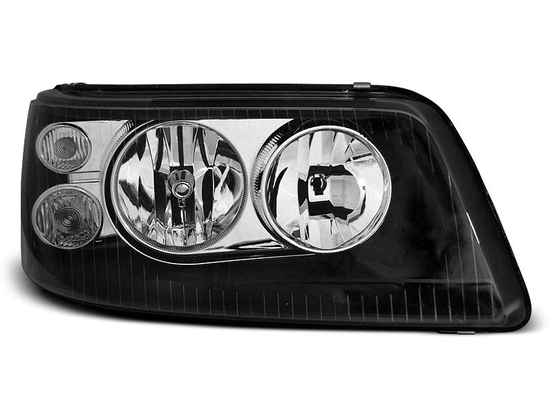 Tuning-Tec Klarglas Scheinwerfer für VW T5 03-09 schwarz im Multivan