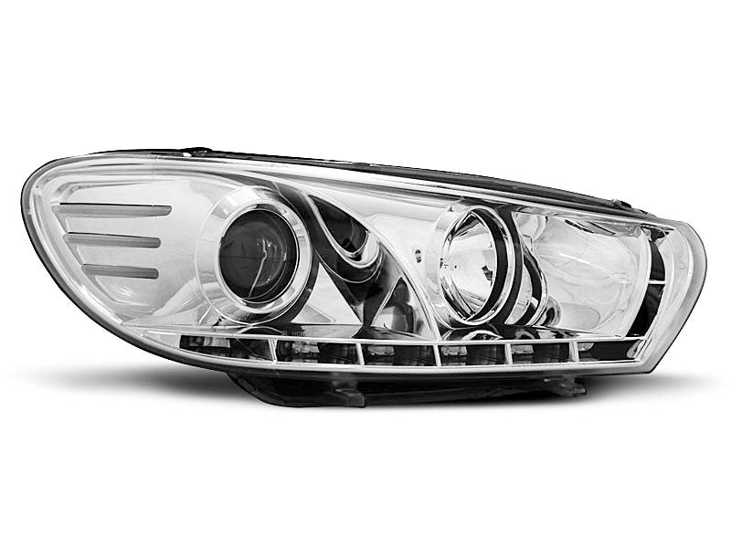 Tuning-Tec LED Tagfahrlicht Scheinwerfer für VW Scirocco 3 08-14 chrom