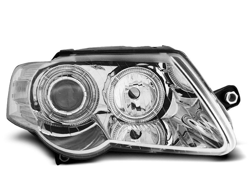 Tuning-Tec Angel Eyes Scheinwerfer für VW Passat 3C B6 05-10 chrom