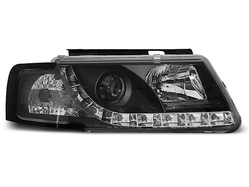 Tuning-Tec LED Tagfahrlicht Scheinwerfer für VW Passat 3B (B5) 96-00 schwarz