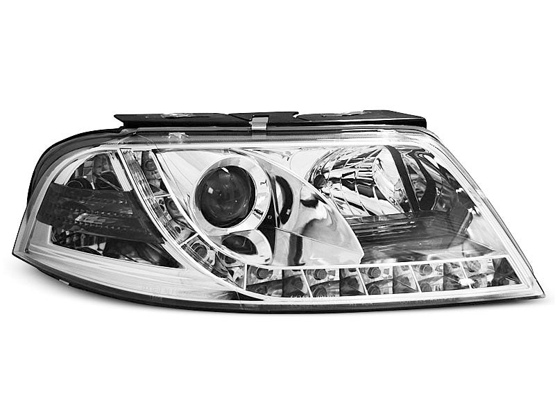 Tuning-Tec LED Tagfahrlicht Scheinwerfer für VW Passat 3BG 00-05 chrom