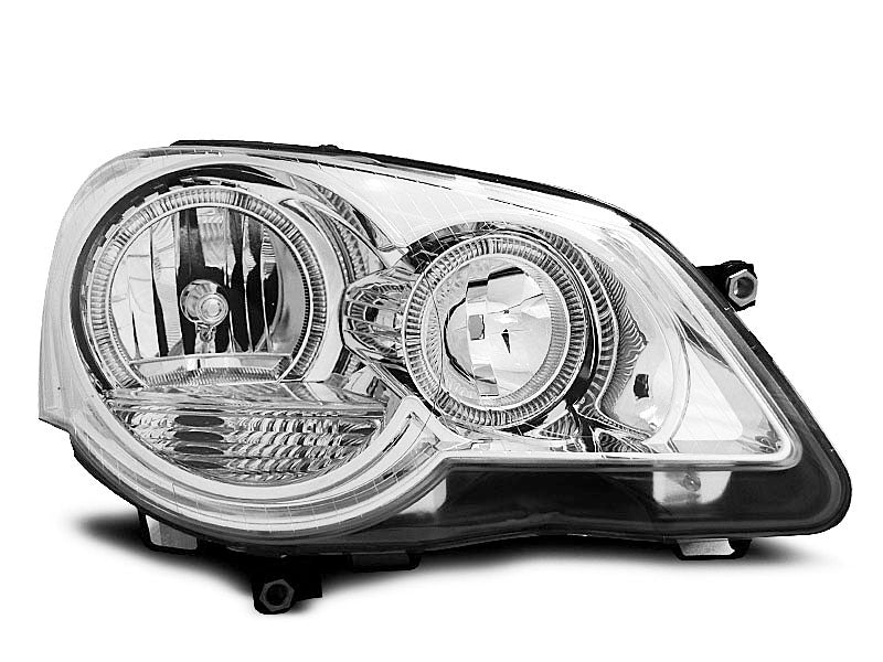 Tuning-Tec Angel Eyes Scheinwerfer für VW Polo 9N3 05-09 chrom