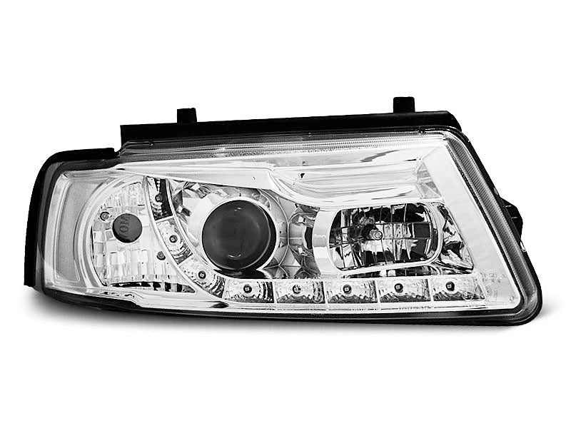 Tuning-Tec LED Tagfahrlicht Scheinwerfer für VW Passat 3B (B5) 96-00 chrom