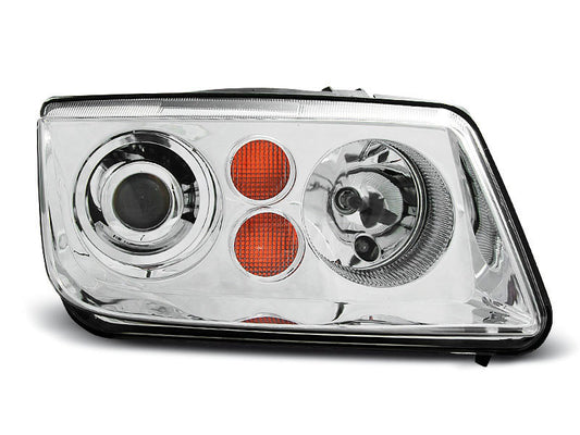 Tuning-Tec Klarglas Xenon für Scheinwerfer VW Bora 98-05 chrom