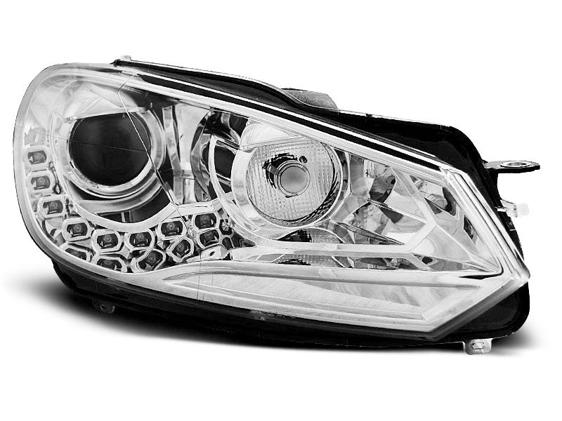 Tuning-Tec LED Tagfahrlicht Scheinwerfer VW Golf 6 08-12 chrom