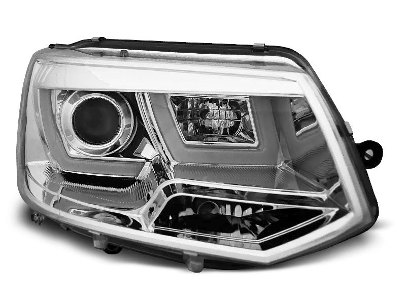 Tuning-Tec LED Tagfahrlicht Scheinwerfer für VW T5 GP (Facelift) chrom LTI