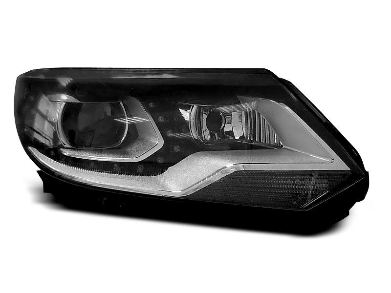 Tuning-Tec LED Tagfahrlicht Scheinwerfer für VW Tiguan Facelift 11-15 schwarz