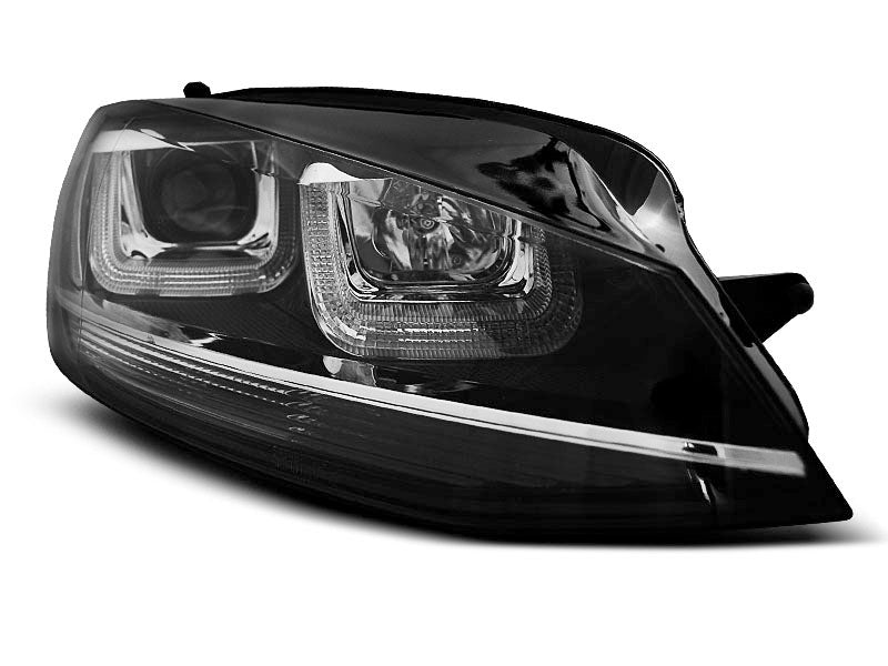 Tuning-Tec LED Tagfahrlicht Scheinwerfer VW Golf 7 12-17 schwarz / chrom