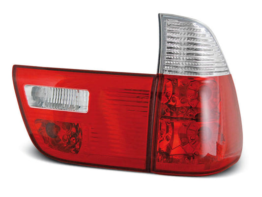 Tuning-Tec Rückleuchten für BMW X5 E53 99-06 rot/weiß