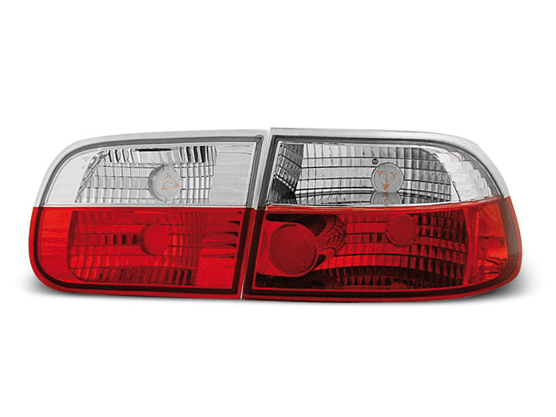 Tuning-Tec Rückleuchten für Honda Civic 91-95 3-Türer rot/weiß