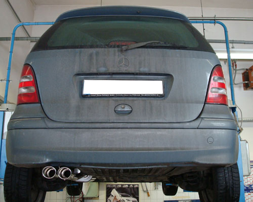 Mercedes A-Klasse W168 Diesel Endschalldämpfer - 2x88x74 Typ 32