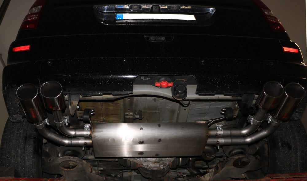 Mercedes Vito/ Viano - W639 Kompact Endschalldämpfer quer Ausgang rechts/links inkl. Verbindungsrohr - 2x115x85 Typ 32 rec...