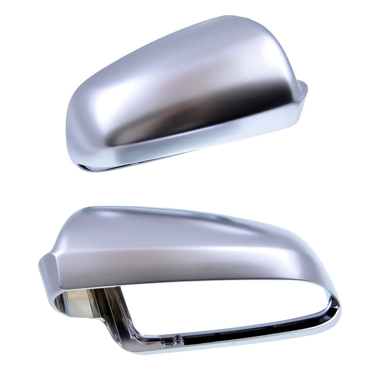 Spiegelabdeckung Matt Silber passend für Audi A3 8P A4 B6 B7 A6 C5 2003-2008
