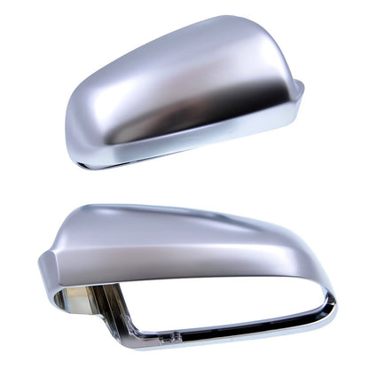 Spiegelabdeckung Matt Silber passend für Audi A3 8P A4 B6 B7 A6 C5 2003-2008