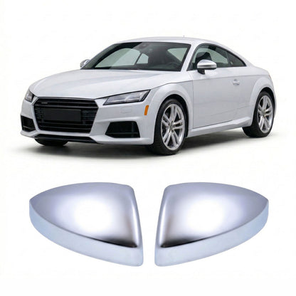 Seitenspiegel Abdeckungen Set Matt Silber passend für Audi TT (FV/8S) 2014-2023