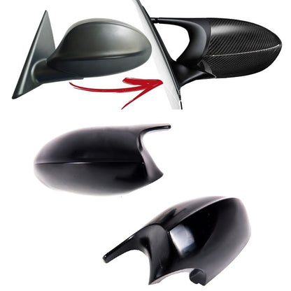 Seitenspiegel Abdeckungen Set passend für BMW 1 & 3er E81 E87 E90 E92 2007-2010