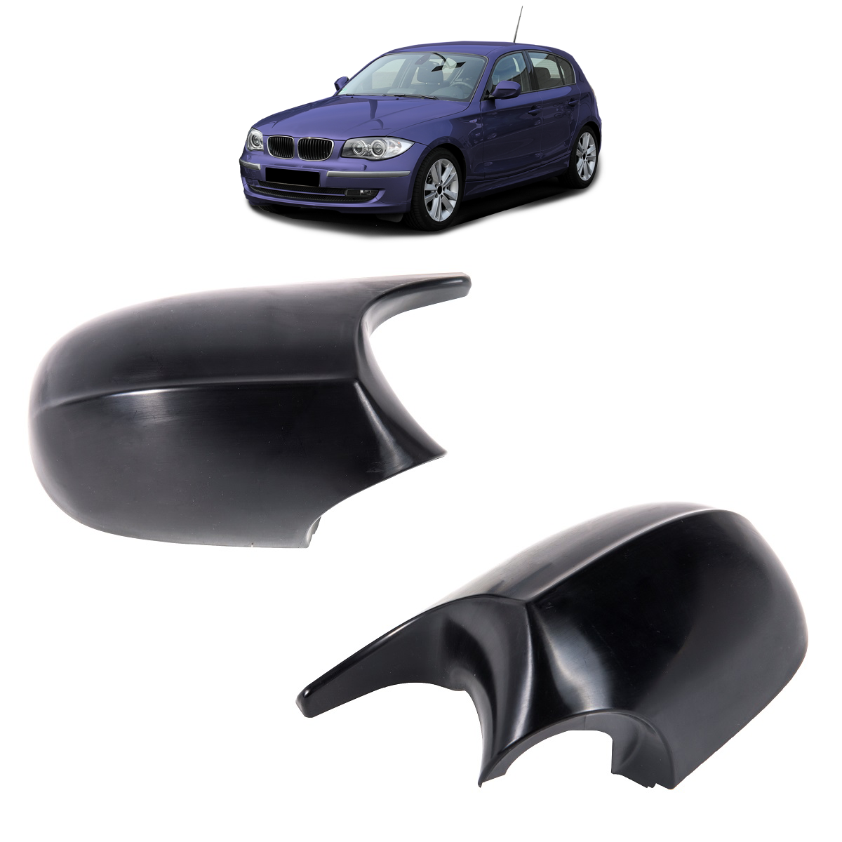 Seitenspiegel Abdeckungen Set passend für BMW 1 & 3er E81-E93 2010-2012