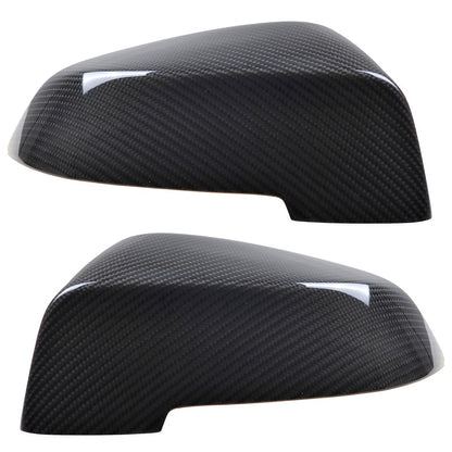 Seiten Spiegelabdeckungen Carbon-Optik Set passend für BMW 5 & 7er 2014-2017