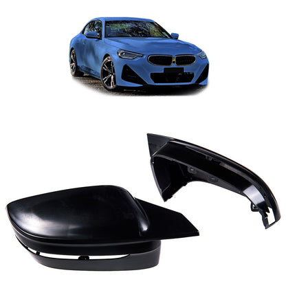 Seitenspiegelabdeckung Set Unlackiert passend für BMW 2 (G42) 4 (G22 G23 G26) 2022-